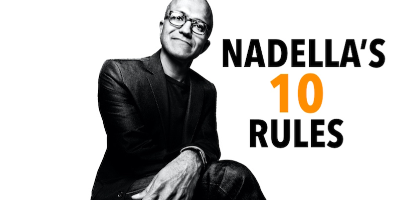 10 Success Lessons From Satya Nadella “Microsoft Boss” For Entrepreneurs