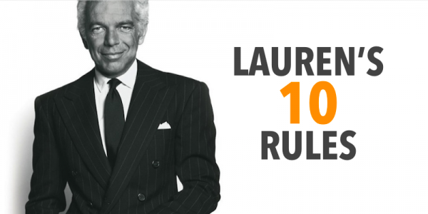 10 Success lessons from Ralph Lauren “Rags-To-Riches Story” for entrepreneurs