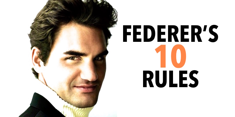 10 Success lessons from Roger Federer