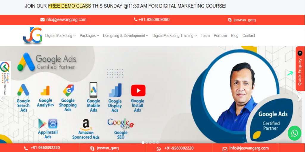 Jeewan Garg Best Digital Marketing Agencies In Faridabad
