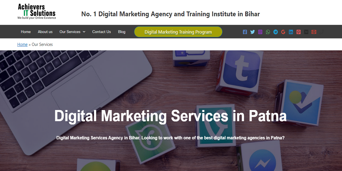 Achievers IT Solutions Best Digital Marketing Agencies In Patna