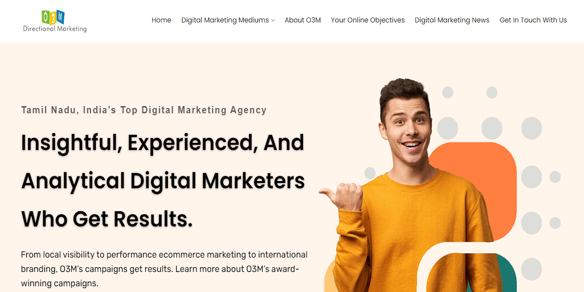 O3M Directional Marketing Best Digital Marketing Agencies In Coimbatore