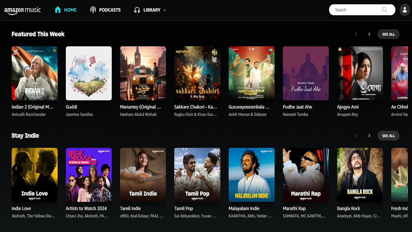 Amazon Prime Music Top Music Apps In India