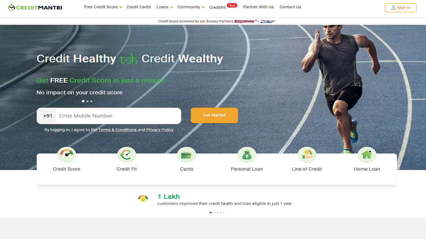 CreditMantri Reliable Refer And Earn App In India