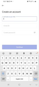 CoinDCX App Signup With Email